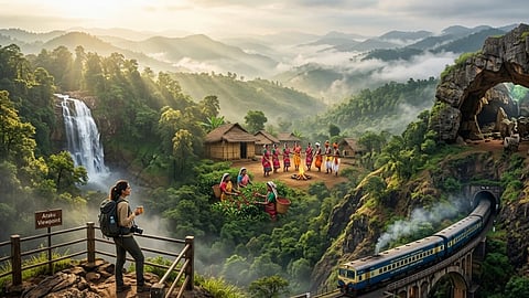 अपनी प्राकृतिक सुंदरता के अलावा, अरकू घाटी में लगभग 10 लाख वर्ष पुरानी बोरा गुफाएँ भी हैं। इन गुफाओं के अंदर प्राकृतिक रूप से निर्मित चट्टानें और संरचनाएं हैं जिन्हें स्टैलेक्टाइट्स और स्टैलेग्माइट्स के नाम से जाना जाता है। ये गुफाएँ भूवैज्ञानिक दृष्टि से अद्वितीय और महत्वपूर्ण हैं।