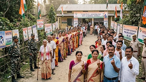 आज तड़के 7 बजे से ही राज्य के सभी मतदान केंद्र पर भारी भीड़ देखने को मिल रही थी l हर तरफ जन सैलाब l जनता अपने सब काम छोड़ कर वोट देने के लिए घर से निकले और उनके साथ-साथ उनके क्षेत्र के नेता भी l कोई पूजा-पाठ में व्यस्त था तो कोई मंदिर-मस्जिद में माथा टेक रहा था l