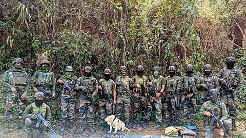 असम राइफल्स का मणिपुर के कामजोंग में बड़ा ऑपरेशन, हथियारों और विस्फोटकों का जखीरा बरामद