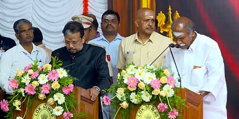 एन. रंगासामी ने पांचवी बार ली पुडुचेरी के सीएम पद की शपथ, ए नमशिवायम और मल्लादी कृष्ण राव भी बने मंत्री