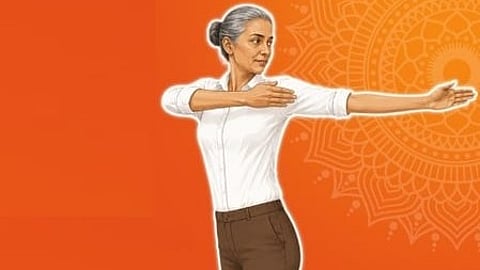 सांस से लेकर पाचन तक की समस्या दूर करने में कारगर कटिचक्रासन, अभ्यास भी आसान