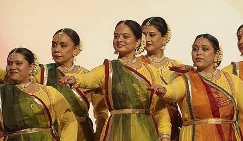 kathak and Haka at Gala Lunch