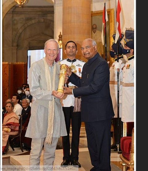 पद्मश्री सम्मान से नवाजे गए, आयरलैंड के संस्कृत के शिक्षक