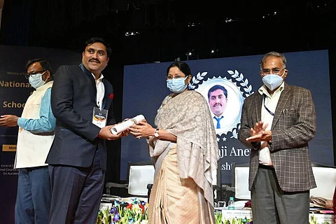 अन्नपूर्णा देवी ने देश भर के 49 शिक्षकों को राष्ट्रीय आईसीटी पुरस्कार प्रदान किए।(File Photo)