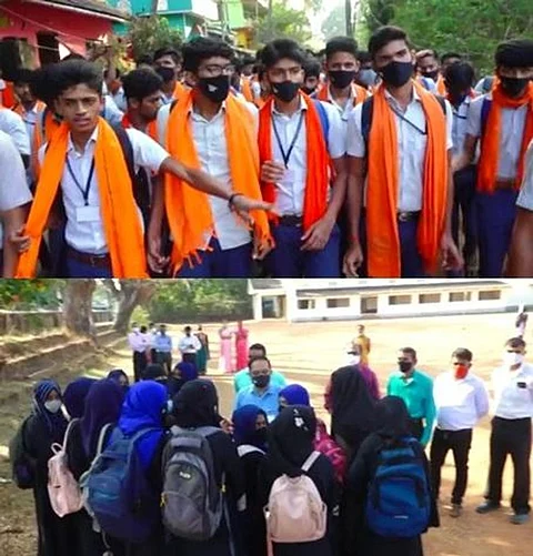 हिजाब विवाद में कर्नाटक में प्रदर्शनकारी छात्रों के खिलाफ एफआईआर दर्ज (IANS)