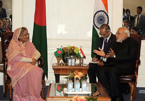 प्रधानमंत्री नरेंद्र मोदी की बांग्लादेश की राजकीय यात्रा (wikimedia commons)