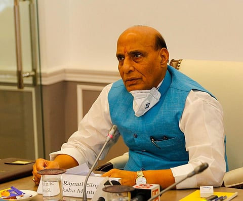 रक्षामंत्री राजनाथ सिंह| (PIB)