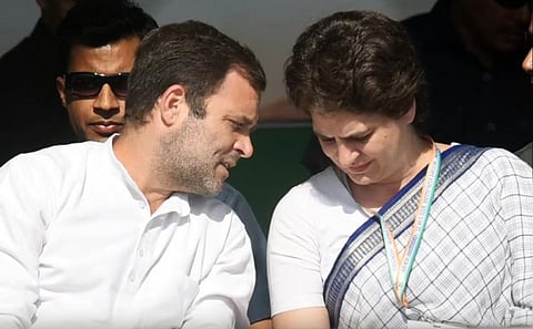 कांग्रेस के नेता राहुल गाँधी एवं उनकी बहन प्रियंका गाँधी।(Wikimedia Commons)