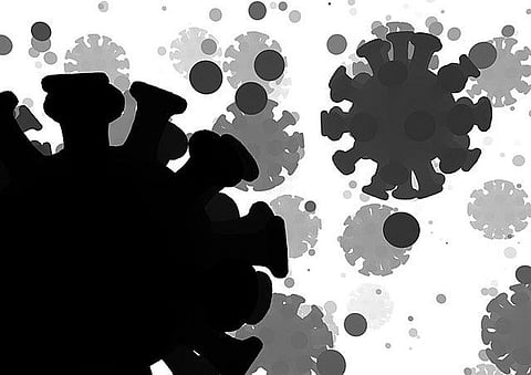 वायरस मुख्य रूप से हवा के माध्यम से लोगों में फैल रहा है| (Wikimedia Commons)