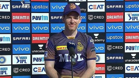 कोलकाता नाइट राइडर्स के कप्तान इयोन मोर्गन| (ट्विटर)