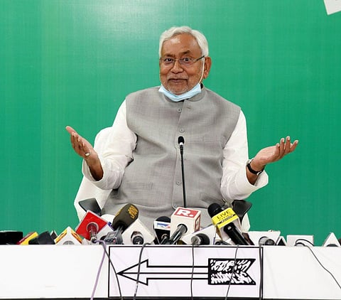 बिहार के मुख्यमंत्री नितीश कुमार। ( Twitter )