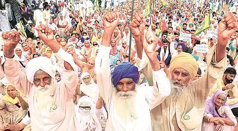 किसान कृषि कानून के खिलाफ विरोध प्रदर्शन कर रहे हैं। (Pinterest)