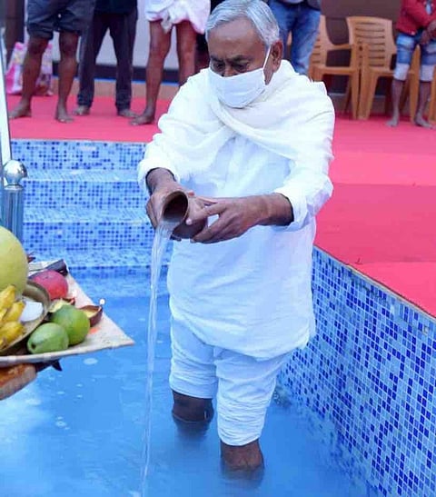 बिहार की मुख्यमंत्री नितीश कुमार। (सोशल मीडिया)