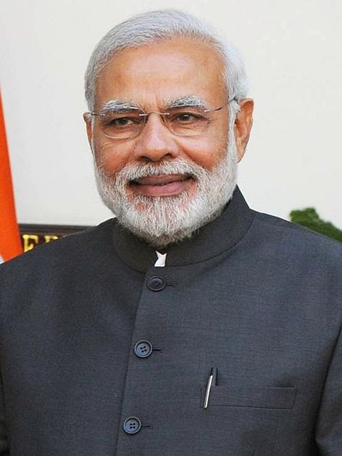 प्रधानमंत्री नरेंद्र मोदी । (Wikimedia commons )