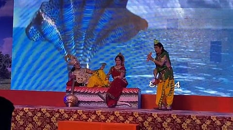 अयोध्या में सितारों की रामलीला का मंचन शुरू। (सोशल मीडिया)