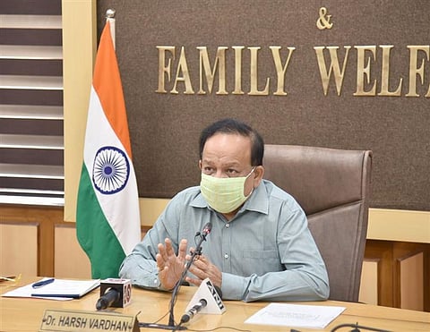 केंद्रीय स्वास्थ्य मंत्री डॉ हर्ष वर्धन। (PIB)