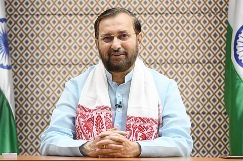 सूचना एवं प्रसारण मंत्री प्रकाश जावड़ेकर। ( PIB)