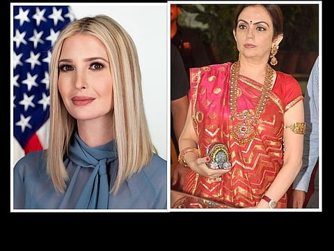 इवांका ट्रम्प और नीता अंबानी(Image: Wikimedia Commons)