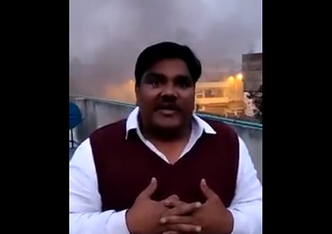 ताहिर हुसैन, निष्काषित आप पार्षद, दिल्ली दंगों का मुख्य साजिशकर्ता(Image: Twitter)