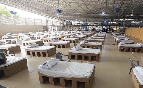 Sardar Patel Covid Care Centre(Picture: Home Minister Amit Shah’s Twitter Handle)