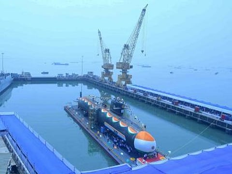 पनडुब्बी 'वागशीर' नौसेना में शामिल (IANS)