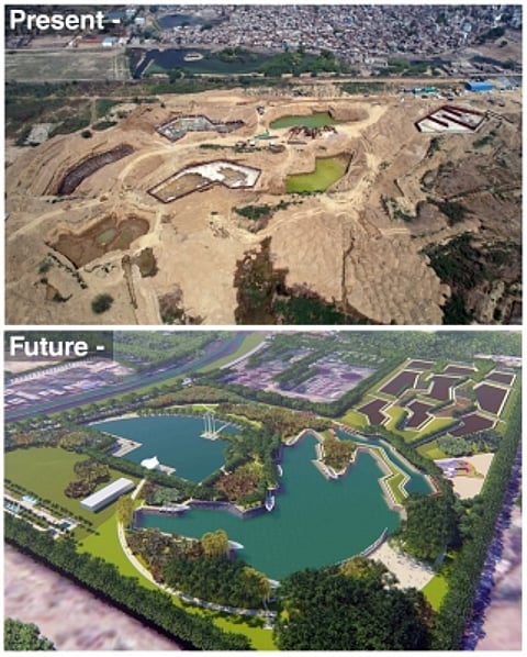 दिल्ली: झील पुनर्जीवित होकर बन रहींआकर्षक पर्यटन स्थल। (IANS)