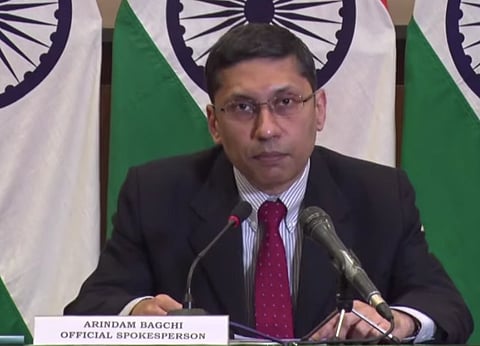 विदेश मंत्रालय के प्रवक्ता अरिंदम बागची (Twitter)