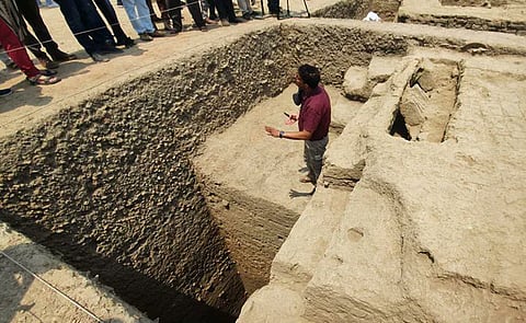 Haryana में मिला 5000 साल पुराना हड़प्पाकालीन शहर। (Twitter)