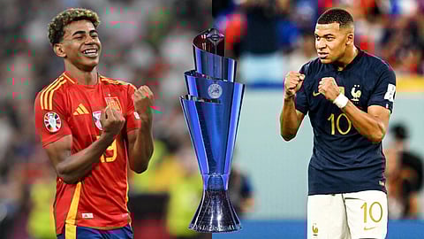 കിലിയൻ എംബാപ്പെ നയിക്കുന്ന ഫ്രാൻസും, വണ്ടർ കിഡ് ലാമിനെ യമാലിൻ്റെ ചുറുചുറുക്കിനൊപ്പം ചുവടുവെക്കുന്ന സ്പെയിനുമാണ് രണ്ടാം സെമിയിൽ ഏറ്റുമുട്ടുക.