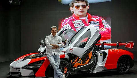 Ajith Kumar with his new Hypercar