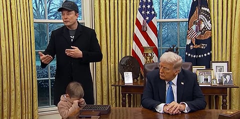 DOGE Former Head Elon Musk and US President Donald Trump