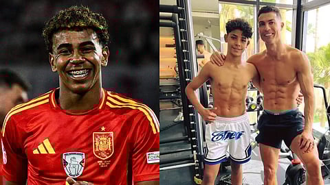 Cristiano Ronaldo and Jr about Lamine Yamal