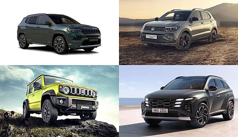 jeep compass, jimny, volksvagon, hyundai tucson