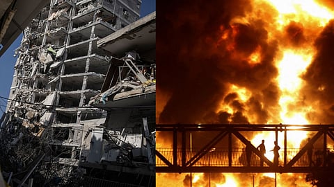 ഇറാനിൽ വിവിധയിടങ്ങളിൽ ഇസ്രയേൽ സൈന്യം നടത്തിയ ആക്രമണങ്ങൾ