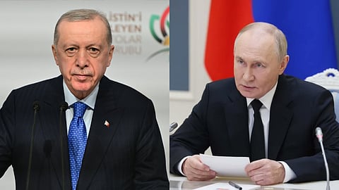 Recep Tayyip Erdoğan and Vladimir Putin