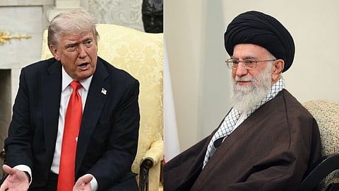 ഡൊണാൾഡ് ട്രംപ്, ആയത്തൊള്ള ഖമേനി