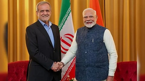 Prime Minister Narendra Modi spoke to Iran's President Masoud Pezeshkian
