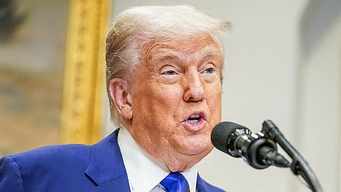 US President Donald Trump