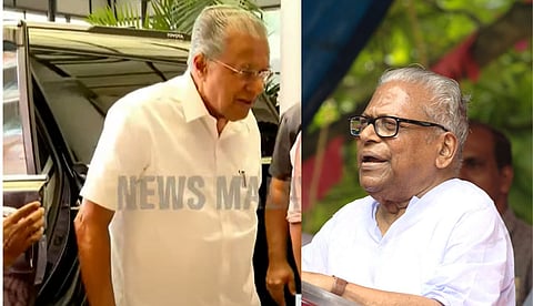 Pinarayi Vijayan and VS Achuthanandan