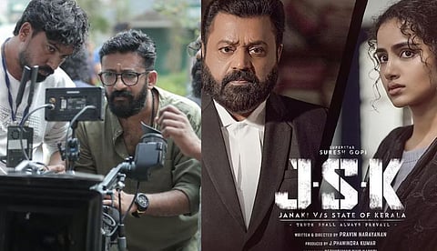 സംവിധായകൻ പ്രവീൺ, ജാനകി vs സ്റ്റേറ്റ് ഓഫ് കേരള സിനിമ പോസ്റ്റർ