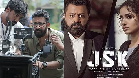 സംവിധായകൻ പ്രവീൺ, ജാനകി vs സ്റ്റേറ്റ് ഓഫ് കേരള സിനിമ പോസ്റ്റർ