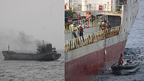 MT Yi Cheng 6, Indian Navy, Gulf of Oman