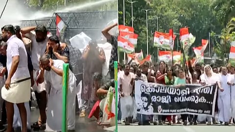 കോട്ടയം മെഡിക്കല് കോളേജിലെ അപകടത്തില് പ്രതിഷേധം