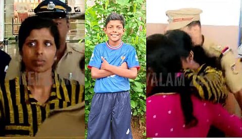 കൊല്ലത്ത് സ്കൂളിൽ നിന്നും ഷോക്കേറ്റ് മരിച്ച മിഥുന്റെ അമ്മ സുജ, മിഥുൻ