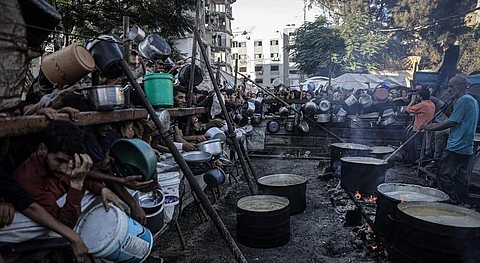 Gaza aid camp