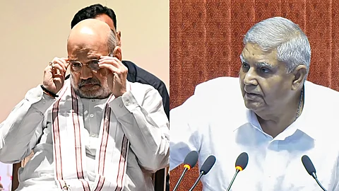 അമിത് ഷാ. ജഗ്ദീപ് ധന്ഖഡ്