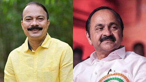 ദേവസ്വം ബോർഡ് പ്രസിഡന്റ് പി.എസ്. പ്രശാന്ത്, പ്രതിപക്ഷ നേതാവ് വി.ഡി. സതീശന്