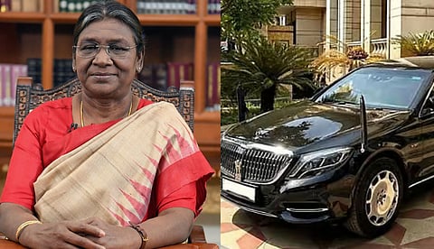 ദ്രൗപദി മുർമു, നിലവിലെ വാഹനമായ മെഴ്സിഡസ് ബെൻസ്