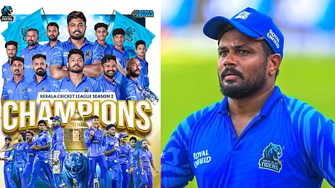 Sanju Samson Gifts his KCL Salary to Kochi Blue Tigers teammates