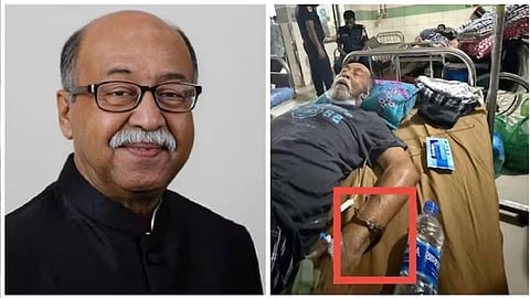 ആശുപത്രിയില് വെച്ച് മരിക്കുമ്പോഴും കൈയ്യില് വിലങ്ങ്! സോഷ്യല് മീഡിയയില് ചര്ച്ചയായി ബംഗ്ലാദേശ് മുന് മന്ത്രിയുടെ ചിത്രങ്ങള്; പ്രതിഷേധം ശക്തം